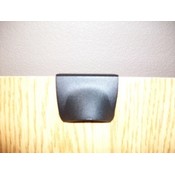 Handcrafted Cup Handle Cabinet Hardware -Black 2 pack