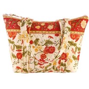 Small Tote Bag Zip Carlisle Red