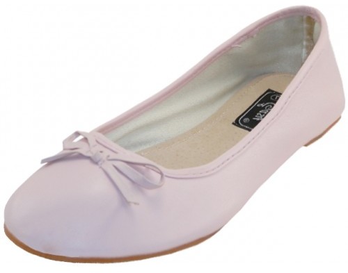 Wholesale Women's Pink Color Ballerina Shoe (18 Pairs)(18x.29)
