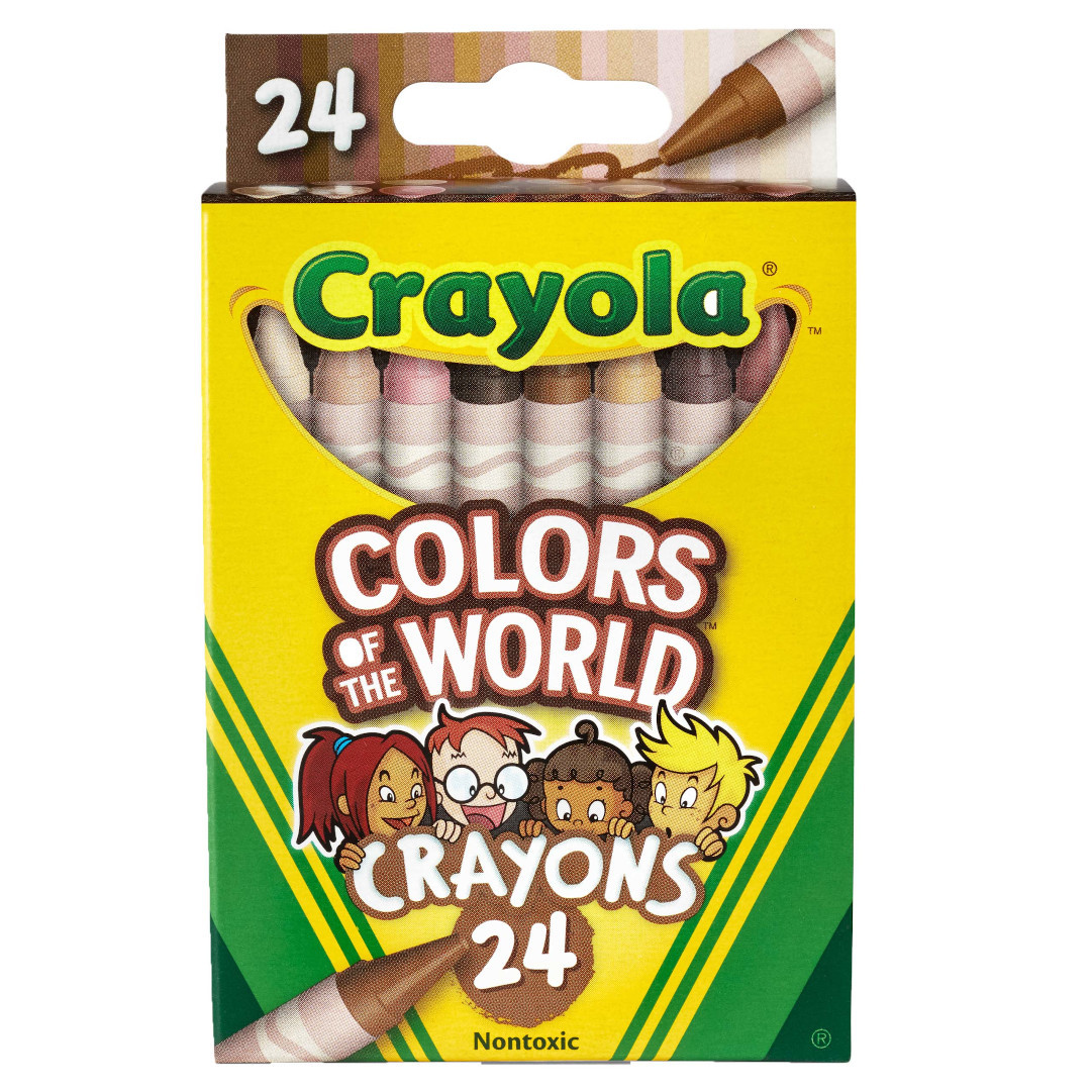 Wholesale Crayola Colors of the World Crayons 24 Pack (SKU 2357362) DollarDays