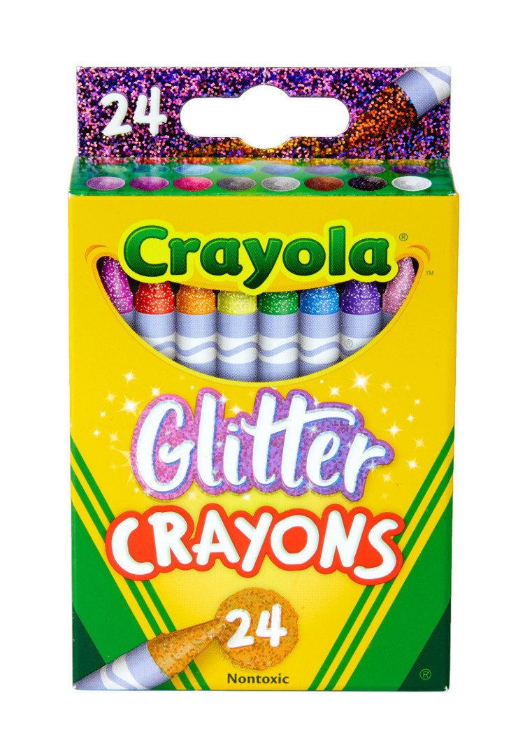 Wholesale Crayola Glitter Crayons - 24 Pack (SKU 2357347) DollarDays