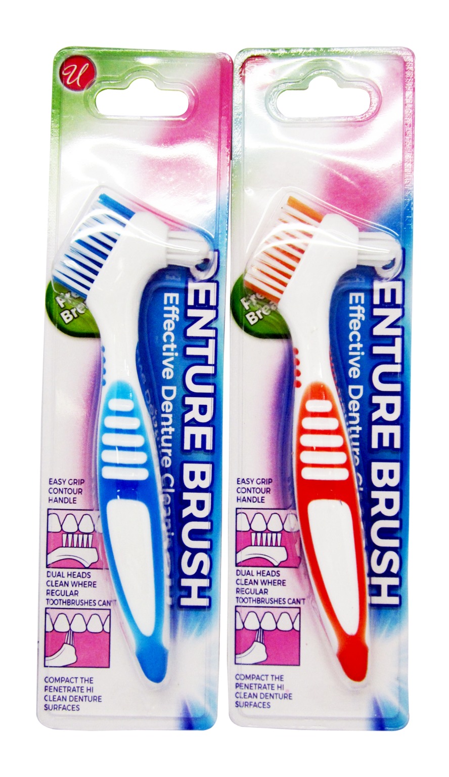Wholesale Double Sided Denture Brush(48x.12)