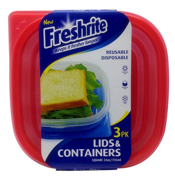 Wholesale Freshrite Containers & Lids(96x.48)