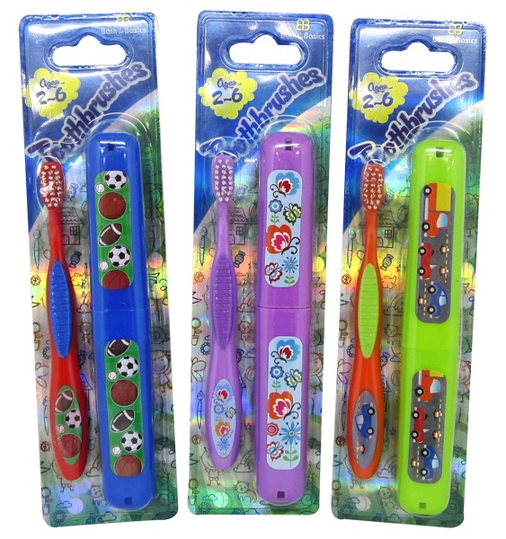 Wholesale Kids Toothbrush With Printed Case(192xalt=