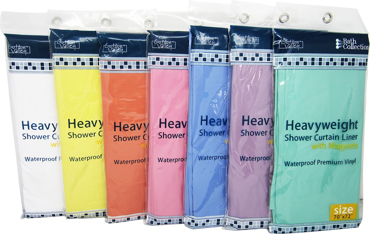 Wholesale Heavyweight Shower Curtain Liner(48x.61)