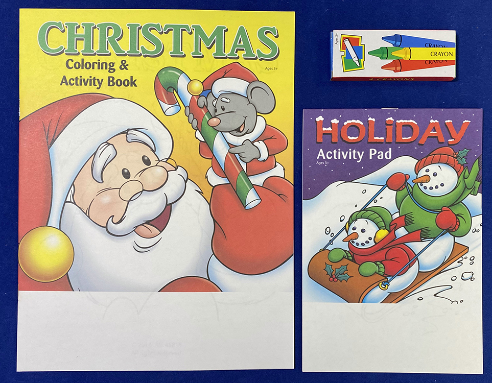 Wholesale Holiday Coloring & Activity Book Sets 3 Pieces, Vol. 4