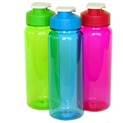 21 Oz Plastic Water Bottle - Flip Top