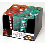 Christmas Cookie Cutter Shelf Display