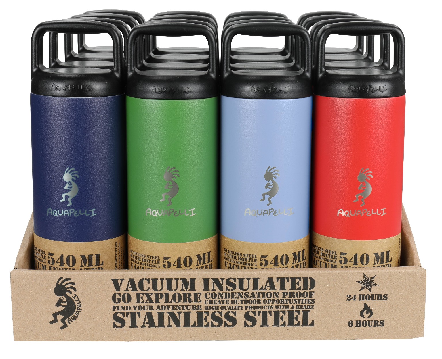 Wholesale Insulated Water Bottles 18 Oz 4 Colors Dollardays 7617