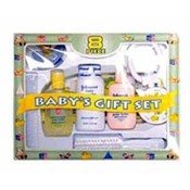 8 Piece Johnson &amp; Johnson Baby Gift Box