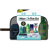 Men's 10 Piece Black Mesh Travel Bag