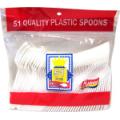 Plastic Spoons 51 Ct.