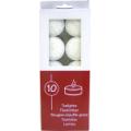 Tealights 10 Piece - White