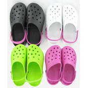 Ladies PVC Water Shoes- Assorted Colors/Sizes