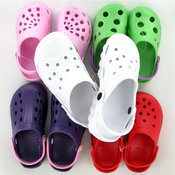 Kids PVC Water Clogs- Assorted Colors + Sizes