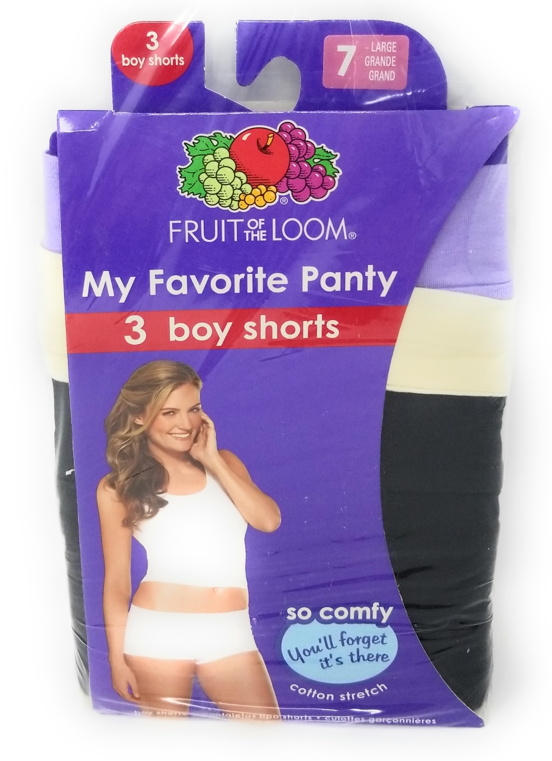 fruit of the loom breathable boy shorts