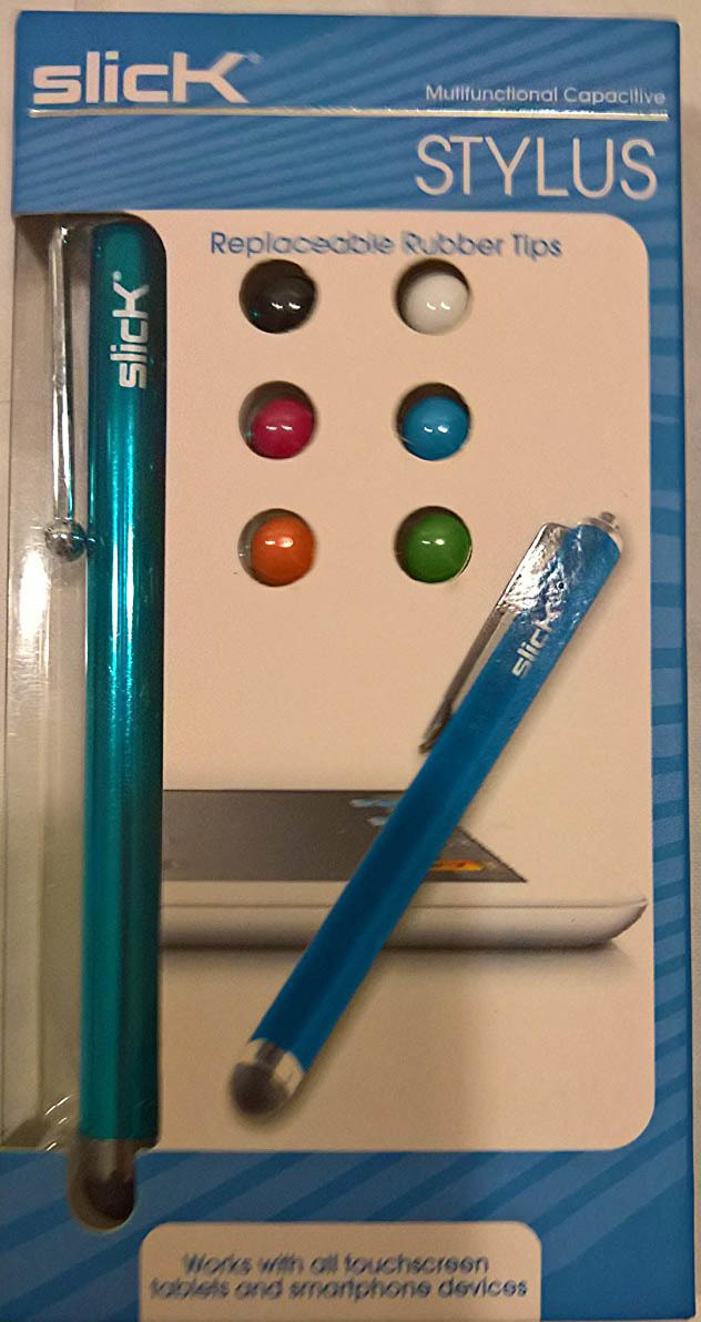 Wholesale Slick Stylus Pen With 6 Color Interchangeable Tips