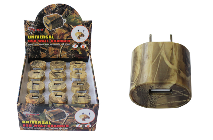 Wholesale Camo Usb Wall Charger(12x.55)