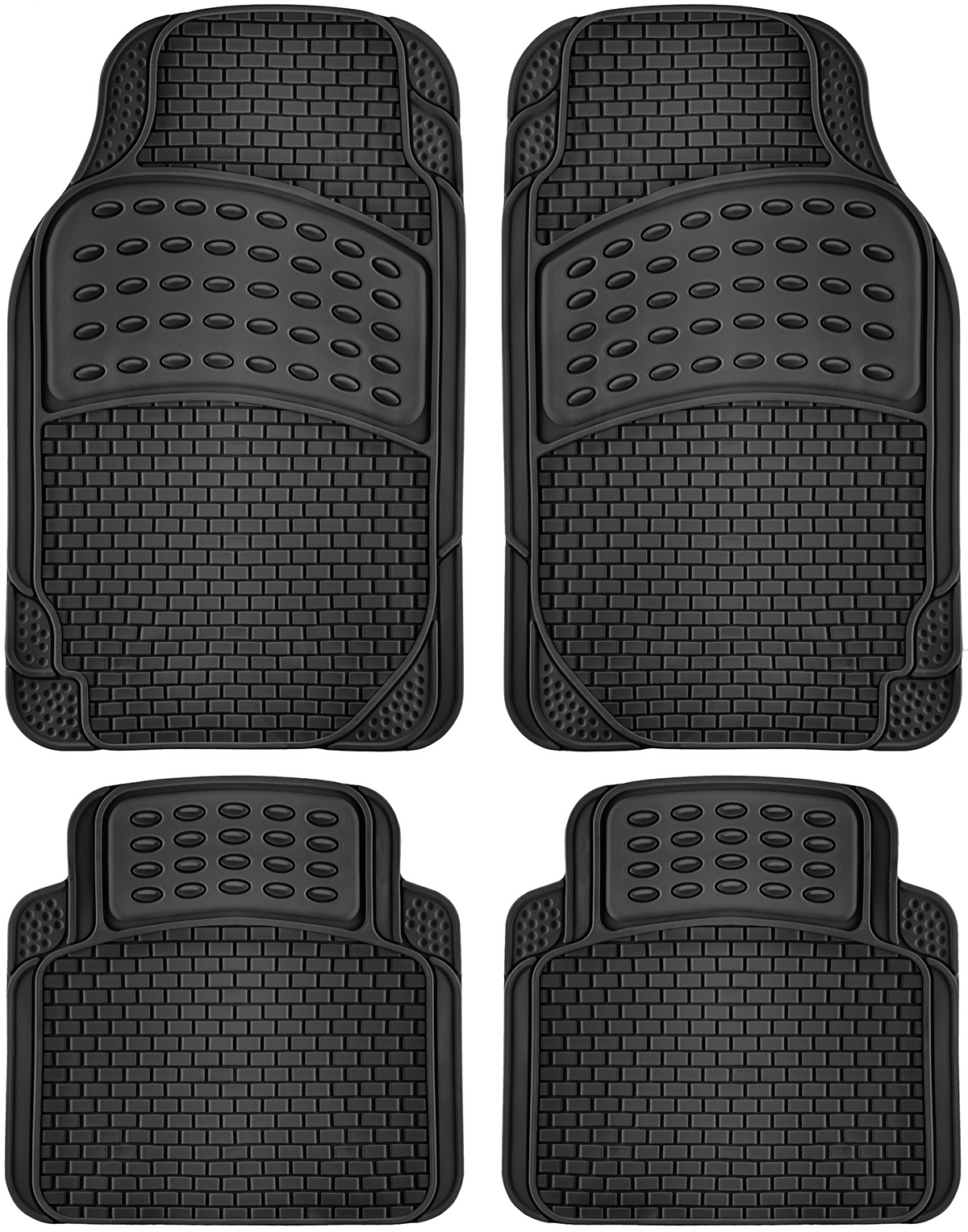 wholesale 4pc quot ridged quot style auto floor mats black sku wholesale 4pc quot ridged quot style auto floor mats black sku