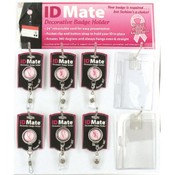 Breast Cancer Rotating Badge Holder