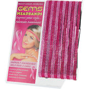 Breast Cancer Awareness Gems Headband