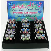 Artistic Allure Butterfly Cuff Bracelet
