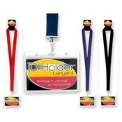 Solid Colored Lanyards With Badge Holder