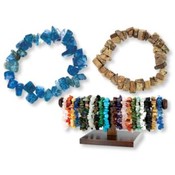 Semi-Precious Stone Stretch Bracelet