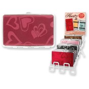 Heartz Frame Credit Card Flat Wallet Pick Color