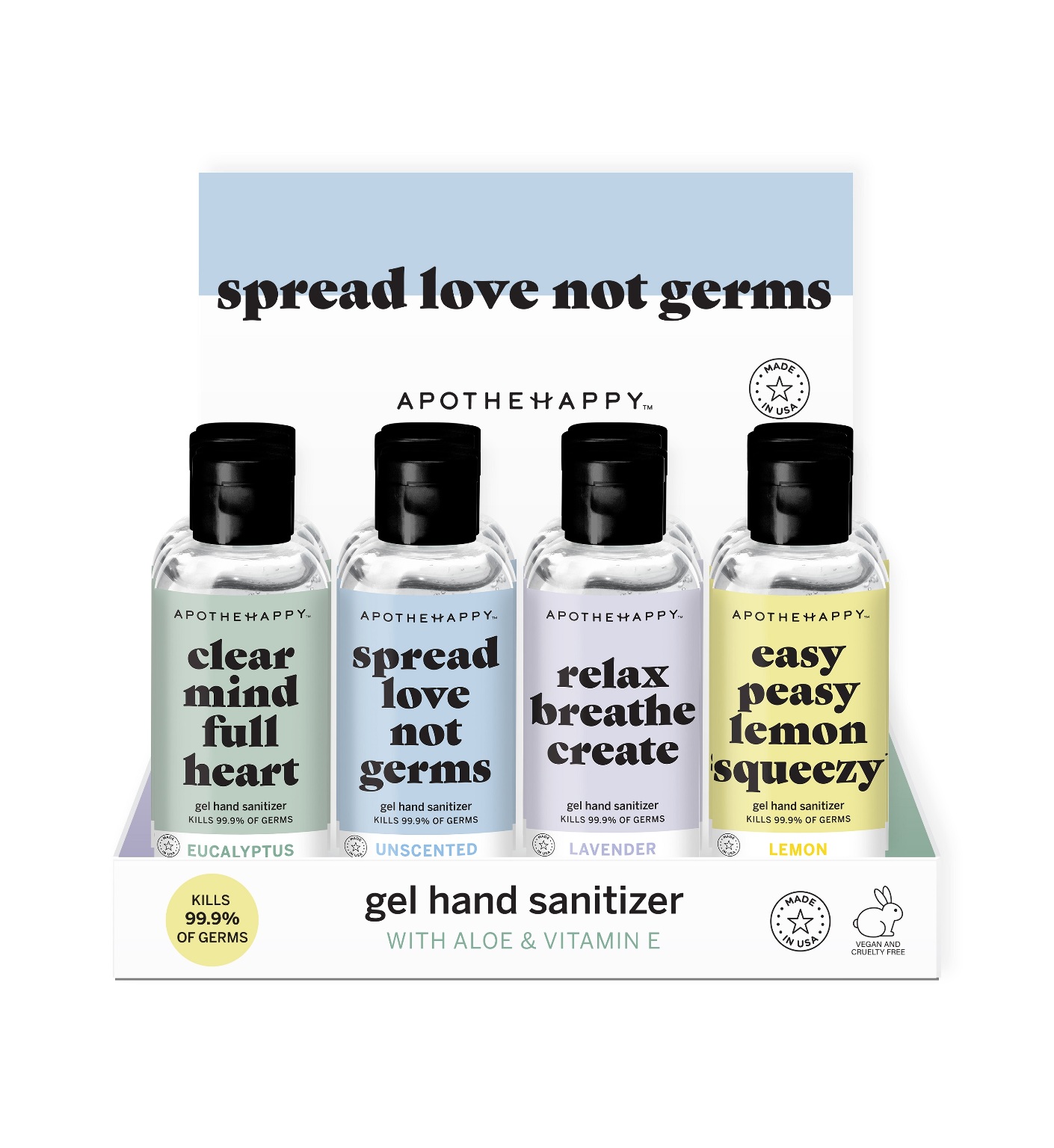 Wholesale Apotherapy Aroma Gel Hand Sanitizer 3.38 oz. DollarDays