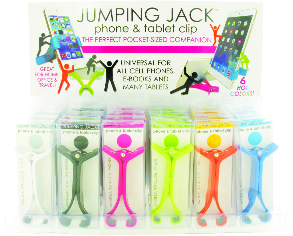 Wholesale Jumping Jack Phone And Tablet Clip (SKU 1879033) DollarDays