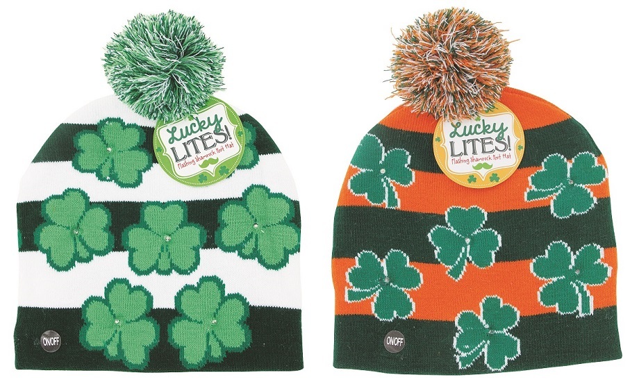 st patrick's day light up hats