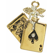 Lucky Angel Tac Pin Black Jack