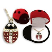 Ladybug Animal Necklace in Ladybug Box