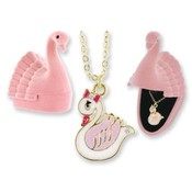 Swan Animal Necklace in Swan Box