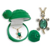 Turtle Animal Necklace in Turtle Box