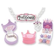 Princess Crown Silver-Finish Bracelet Lead Safe