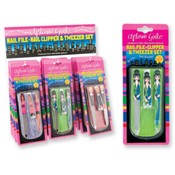 Uptown Girlz 3 in 1 Set: File, Tweezer and Clipper