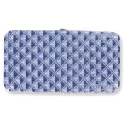 Geometric Fashionables Flat Wallet Purple Passion