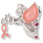 Wings and Wishes Breast Cancer Awareness Pin