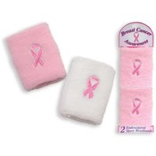 Breast Cancer Awareness Embroidered Wristbands