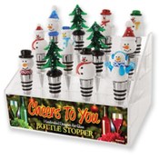 Cheers To You Holiday Themes Bottle Stoppers