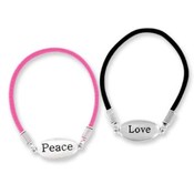 Assorted Expressions Stretch Bracelet with Display