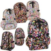 19" Assorted Print Backpacks