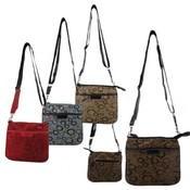 Womans Cross Body Circle Print Bag