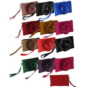 Womans 3D Flower Wristlet