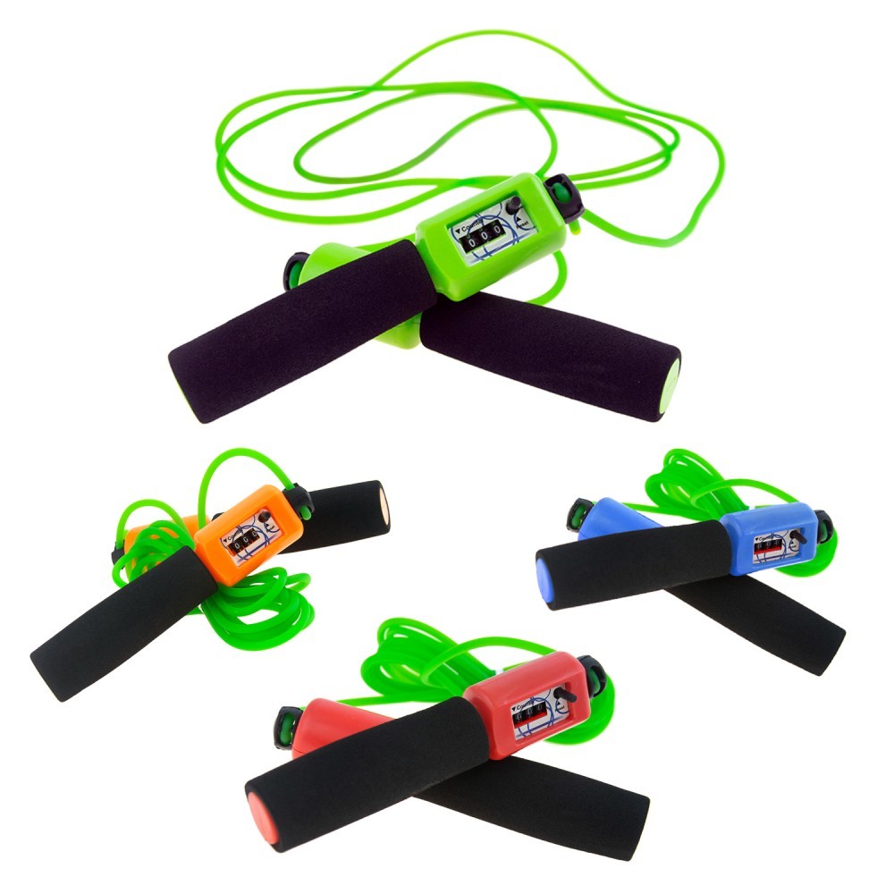 Wholesale Kids 10 ft Jump Rope with Foam Handle and Counter