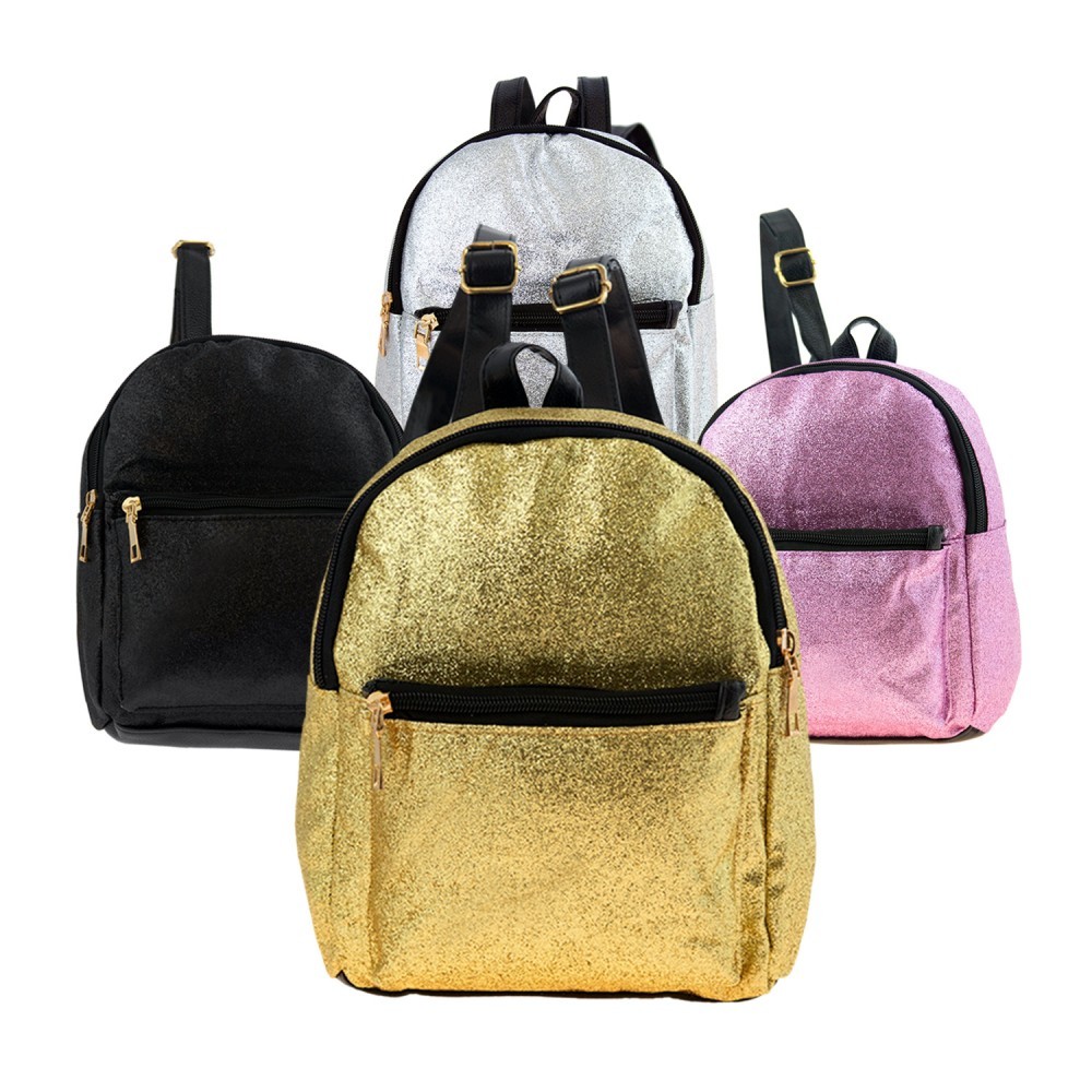 Wholesale 10&quot; Cute Mini Glitter Backpack (SKU 2323314) DollarDays