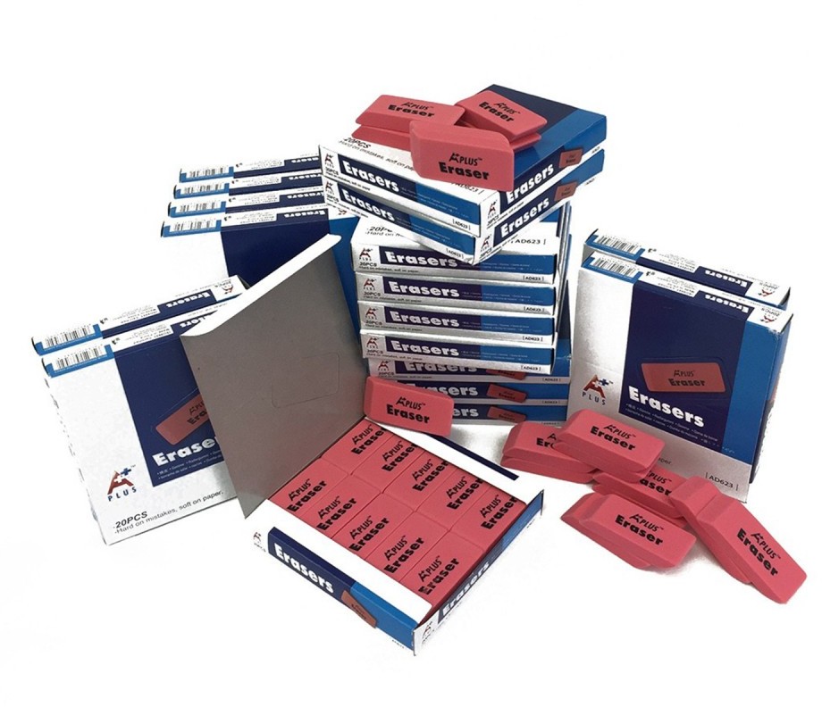 Wholesale Pink Erasers 200 Count DollarDays