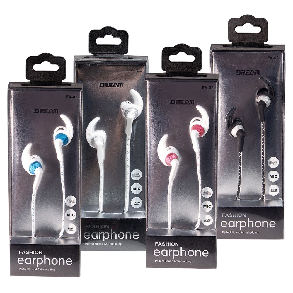 Wholesale Fashion Headphone Earbuds in 4 Assorted Colors